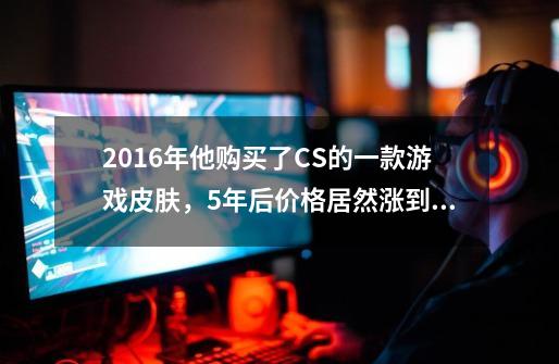 2016年他购买了CS的一款游戏皮肤，5年后价格居然涨到934万-第1张-游戏相关-七六启网