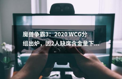 魔兽争霸3：2020 WCG分组出炉，因2人缺席含金量下降？-第1张-游戏相关-七六启网