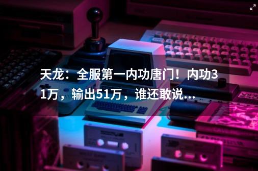 天龙：全服第一内功唐门！内功31万，输出51万，谁还敢说内功没用-第1张-游戏相关-七六启网