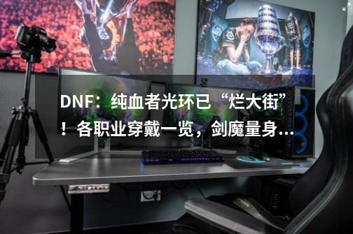 DNF：纯血者光环已“烂大街”！各职业穿戴一览，剑魔量身定制-第1张-游戏相关-七六启网