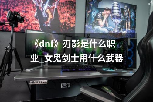 《dnf》刃影是什么职业?_女鬼剑士用什么武器-第1张-游戏相关-七六启网