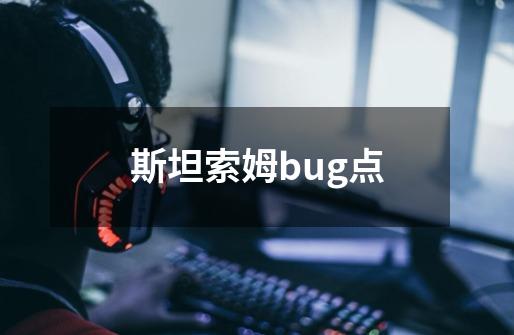 斯坦索姆bug点-第1张-游戏相关-七六启网