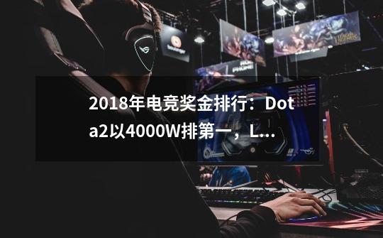 2018年电竞奖金排行：Dota2以4000W排第一，LOL仅第四！-第1张-游戏相关-七六启网