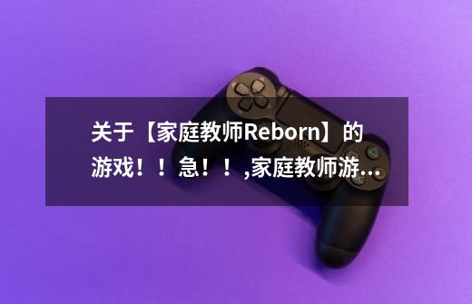 关于【家庭教师Reborn】的游戏！！急！！,家庭教师游戏电脑版-第1张-游戏相关-七六启网